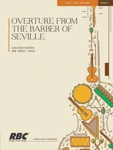 Overture from The Barber of Seville Orchestra sheet music cover
